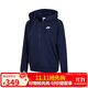 耐克(NIKE)女冬季連帽夾克外套加絨保暖 休閑運動(dòng)  DQ5472-451藏青M