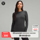 lululemon丨Hold Tight 女士緊身剪裁長(zhǎng)袖 T 恤 透氣 LW3HG0S 雜色黑 M /8