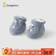 童泰（TONGTAI）嬰兒棉鞋秋冬季夾棉羊羔絨軟底鞋步前鞋寶寶護腳鞋套藍色13*9cm
