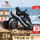 駱駝（CAMEL）涼鞋男士夏季透氣新款男戶外運動軟底高端休閑沙灘涼鞋七夕禮物 G15M396026 夜黑色男 42