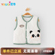 優(yōu)奇嬰兒馬甲護(hù)肚背心秋冬季保暖寶寶夾棉兒童坎肩馬夾新生兒上衣