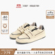 FOOT INDUSTRY 足下工業(yè) 「品牌經(jīng)典」90s滑板鞋運動休閑復古訓練板鞋百搭舒適 米白/黑色 42