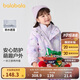 巴拉巴拉童裝女童棉服兩件套2024秋冬裝印花連帽外套潮流戶外208424106003