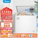 美的（Midea）203升 專利減霜冰柜商用家用臥式冷藏冷凍囤貨冰柜大冷柜一級(jí)能效臥式冰箱國(guó)家補(bǔ)貼以舊換新 BD/BC-203KMB(E) 203L