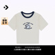 匡威（Converse）【夏季新品】匡威 全棉貓咪美式短款短袖修身辣妹風(fēng)女T恤WCJ653 WCJ653-W2Y L (165/88A)