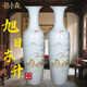 禧卡森景德鎮(zhèn)陶瓷落地大花瓶手繪粉彩旭日東升高檔別墅客廳喬遷禮品擺件 旭日東升-白【一對】 約1.4米【資深師傅手繪定制】