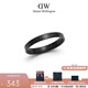 丹尼爾惠靈頓（DanielWellington）dw戒指男 曜目黑經(jīng)典指環(huán)情侶對(duì)戒 男生禮物七夕情人節(jié)禮物送男友 60碼 DW00400364