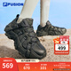 FILA FUSION斐樂(lè )潮牌女鞋戶(hù)外徒步登山鞋休閑鞋老爹鞋運動(dòng)鞋輕便 陰影灰/黑-DB 36