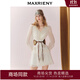 MAXRIENY【商場(chǎng)同款】藝術(shù)系流浪收腰連衣裙25秋款波西米亞風(fēng)穿搭 杏黃 S