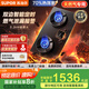 蘇泊爾（SUPOR）燃?xì)庠蠲簹庠罹唠p灶[家電國家補(bǔ)貼至高20%]5.2KW猛火70%熱效率嵌入式防爆AI智控插電款天然氣DF28