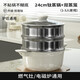 雙立人（ZWILLING）聯(lián)名Yizhifu高端鈦蒸鍋雙層大容量蒸籠蒸魚(yú)饅頭蒸煮燉一體湯鍋 雙層蒸鍋 花樣一鍋蒸 24cm