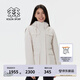 KOLON SPORT/可隆防水棉服 女子戶(hù)外運(yùn)動(dòng)防水防風(fēng)保暖工裝連帽可調(diào)節(jié)棉服 LKPJ4WTT10-CR 米白 L (170/92A)