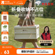 牧高笛（MOBIGARDEN）睿納30L收納箱 戶外露營車載折疊可手提儲物箱 NX23685005 月影白