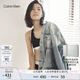 Calvin Klein內(nèi)衣【七夕新品禮盒摩登引力帶】ck輕運(yùn)動(dòng)可外穿工字文胸QF3785AD 001-太空黑 L 推薦75D-85C