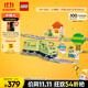 樂(lè )高（LEGO）積木拼裝得寶10427 智能探險火車(chē)大顆粒積木桌兒童玩具生日禮物