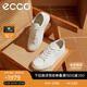 愛(ài)步（ECCO）百搭男鞋 經(jīng)典系帶小白鞋軟底休閑鞋 柔酷系列582404 白色43