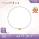 周大生淡水珍珠項(xiàng)鏈女s925銀扣子鎖骨鏈環(huán)環(huán)相扣送女友七夕禮物