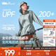 蕉下（beneunder）全防護防曬衣女款外套遮陽(yáng)收腰修身顯瘦防曬服25新款AL823 烏云灰 L