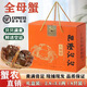 【活蟹】陽(yáng)澄沁沁大閘蟹 鮮活大湖螃蟹全母蟹 海鮮水產(chǎn)生鮮禮盒裝 【八只裝】全母蟹2.8-3.1兩