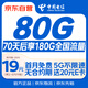 中國電信流量卡19元【180G流量】全國通用長期移動手機(jī)廣電話卡純上網(wǎng)非終身無限永久