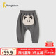 童泰（TONGTAI）嬰兒pp褲春季寶寶褲子休閑外出兒童大屁屁TS41Q107-DS深灰90cm