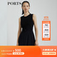 PORTS寶姿商場(chǎng)同款新品女裝無(wú)袖蕾絲百褶連衣裙LL8D095KWB008 黑色 S (4)