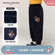 Teenie Weenie小熊童裝25新款秋冬男寶寶寬松加絨束腳燈籠褲 藏青色 110 cm