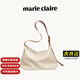 MARIE CLAIRE輕奢大牌女包女士單肩包通勤斜挎真皮托特包生日紀念日禮物送老婆 奶杏拼棕【限定禮盒-現貨速發(fā)】