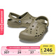 卡駱馳（CROCS）洞洞鞋貝雅男鞋女鞋輕便耐磨一腳蹬拖鞋休閑鞋|10126 卡其色-260 37 /38(230mm)