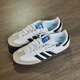 阿迪達(dá)斯 （adidas）T頭鞋三葉草鞋子男鞋女鞋24秋季originals Samba德訓(xùn)休閑鞋運(yùn)動鞋 B75806 黑白灰 38.5