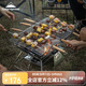 柯曼燒烤爐戶(hù)外露營(yíng)燒烤架家用烤肉爐不銹鋼焚火臺折疊木炭碳烤爐子
