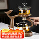 尚言坊玻璃茶具整套高檔懶人自動泡茶神器茶杯三件套泡茶器套裝個人專用