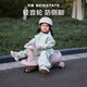 貝易（BEIE）典藏扭扭車 1-6歲寶寶搖搖車大人可坐寶寶禮物聲光音樂款  貝母粉