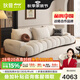 狄普奶油風貓抓布沙發(fā)客廳現(xiàn)代2025新款功能可調(diào)節(jié)直排太空云多森沙發(fā) 【旗艦版3.1米】5星舒適坐感 雪尼爾 | 親膚母嬰級A類