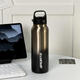 鴻迪速開(kāi)保溫杯女生男士高顏值一鍵開(kāi)蓋漸變直飲學(xué)生戶(hù)外便攜運動(dòng)水杯 黑金漸變 600ml 【直飲一鍵開(kāi)蓋】