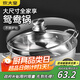 炊大皇 鴛鴦火鍋30cm 304不銹鋼 易潔火鍋盆湯鍋電磁爐通用 4-6人