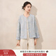 香影新中式絕美外套女2025秋裝新款重工刺繡國(guó)風(fēng)元素粉色開衫上衣 航線藍(lán) M 160/84A/95-110斤