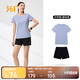 361°跑步運動(dòng)套裝女士夏季衣服新款速干短袖短褲兩件套662524001H-3