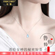 法蔻（farcoko）品牌pt950鉑金項(xiàng)鏈女魯伯特之淚高級(jí)感白金鎖骨鏈生日禮物送女友 pt950鉑金月光石項(xiàng)鏈 -【精美高檔禮盒】