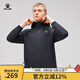 卡爾美（KELME）梭織運動(dòng)風(fēng)衣男外套新款連帽訓練夾克風(fēng)雨衣 瑪瑙黑 L