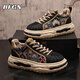 BFGN品牌奢侈貝殼頭男鞋2026春夏季新款休閑鞋子男士運動(dòng)鞋增高老爹鞋 黑色【限量款】-高端男鞋 41 皮鞋碼