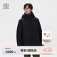 KOLON SPORT/可隆重量羽絨服 男子戶外冬GTX 2L防鉆絨連帽保暖鵝絨夾克 LHDJ4WTK41-BK 黑色 L 175/96A