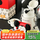 杯具熊（BEDDYBEAR）兒童保溫杯316不銹鋼吸管直飲保溫壺男女寶寶學(xué)生上學(xué)水杯 四葉草好奇米奇-三蓋630ml