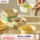 摩登主婦 空氣炸鍋專(zhuān)用烤碗家用烘焙烤盅蒸蛋碗烤箱用舒芙蕾烤碗 圓形雙耳烤碗-黃色