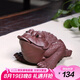 藏壺天下 紫砂茶寵雕塑擺件精品三足金蟾可養(yǎng)功夫茶具創(chuàng)意家藏茶玩 傳統(tǒng)金蟾