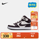 NIKE 耐克童鞋男女童中幫休閑板鞋 COURT BOROUGH 魔術(shù)貼兒童運(yùn)動(dòng)鞋 CD7783-126 29.5 【建議腳長(zhǎng)18cm】