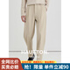 Hautton Jeans【明星同款】皓頓春夏季2025新款直筒長(cháng)褲寬松高級垂墜感西褲男 杏色 L 175