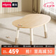 曼龍兒童實木花生桌寶寶游戲玩具桌可升降調(diào)節(jié)兒童學(xué)習(xí)桌 橡膠木款