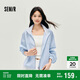 森馬（Semir）外套女秋短款蕾絲寬松蝙蝠袖棉麻立領(lǐng)2025小清新夾克10A525108002