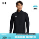 安德瑪（UNDERARMOUR） Challenger Track男子足球運針織動(dòng)外套1379494 黑色001 2XL
